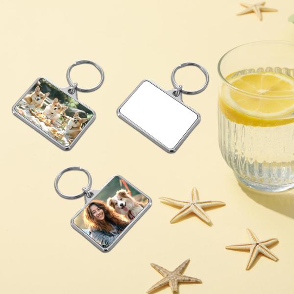 Pet Souvenirs Double Sided Sublimation Dog Tags Blanks Personalized Sublimation Pet Tag Large Size