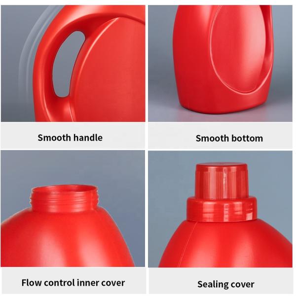 2L 3L 5L Liquid Empty Detergent Bottles Caliber 60mm OEM ODM