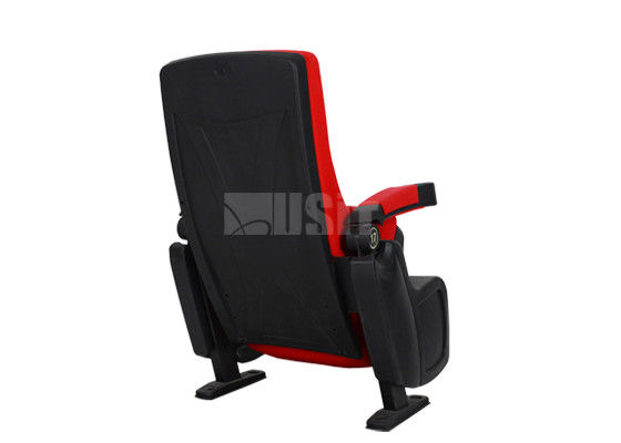 Сильные стулья театра аудитории стальной структуры, тканевый материал посадочных мест пресс-центра