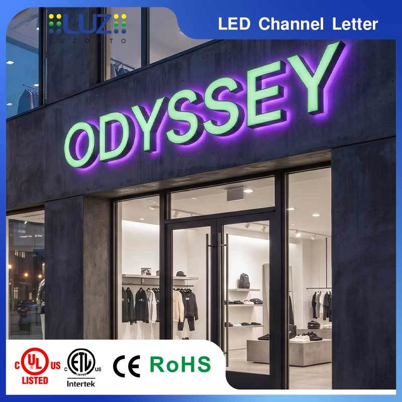 Front & Backlit Channel Letters