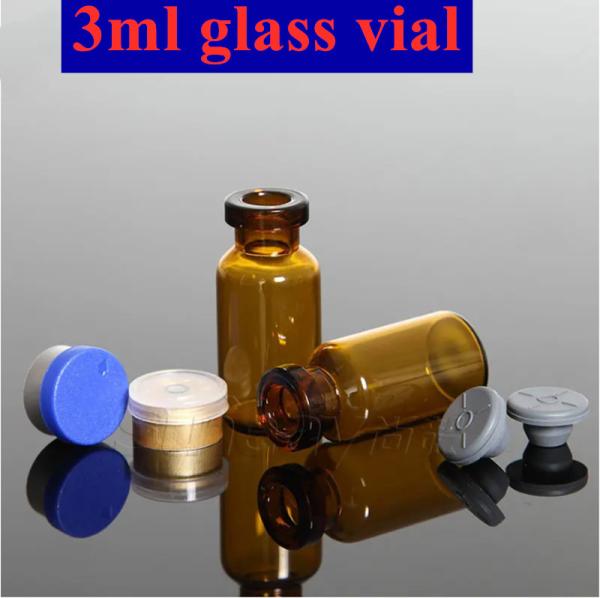 Low Borosilicate Sterile Glass Vials SGS 5ml Glass Vials With Caps