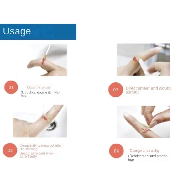 5g/tube Hydrocolloid Ultra-Thin Waterproof Breathable Wound Dressing for Wound Care