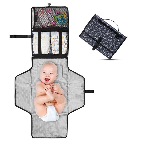 Baby Diaper Bag Customized Color Fashion Diaper Bags Nappy Wet Bag with Solid Pattern