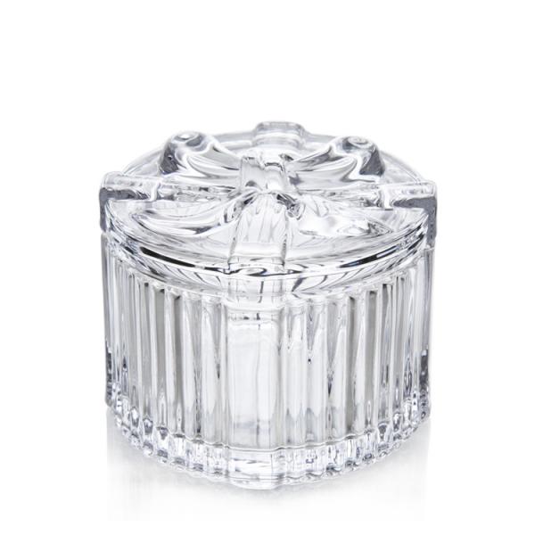 Hot selling crystal jewel box glass jewellery boxes