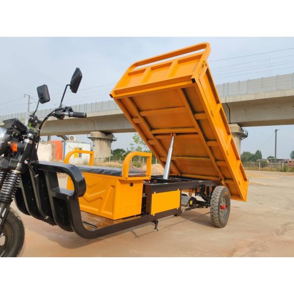 Hydraulic Dump Electric Cargo Tricycle