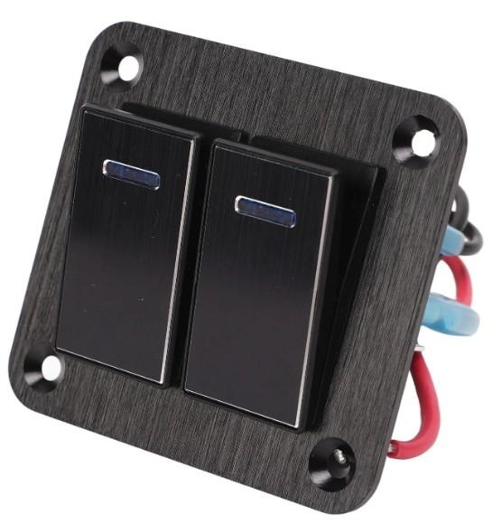 Toggle Switch Panel, Rocker Switch Panel Waterproof Universal UTV Boat Small Round Rocker Switch