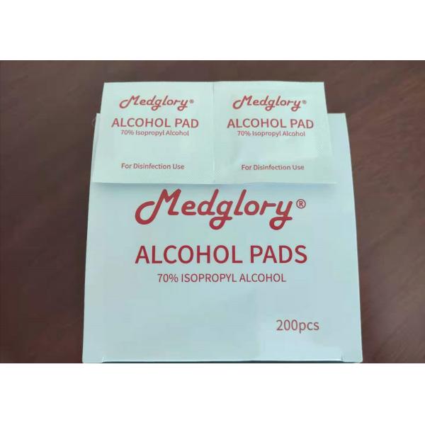 200 Pieces 75% Alcohol Cleaning Pads For Disinfectant Facial  And Hand