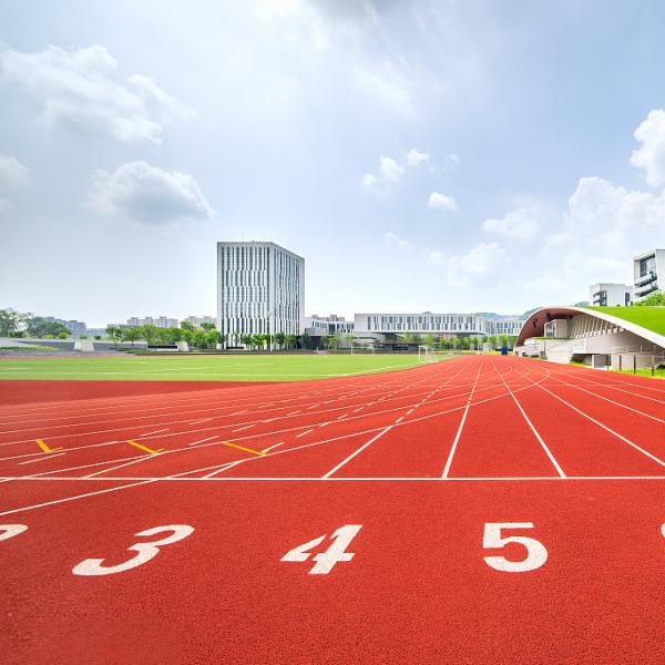 Stadium Sandwich System Running Track EPDM Rubber Flooring Surface