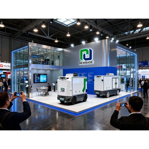 NEWBASE Z8⁸⁺ (2024)C Autonomous Refrigerated Vehicle with 4000 × 1650 × 2900 mm Dimensions and -20 °C to 12°C Dual-Temperature Zone Control