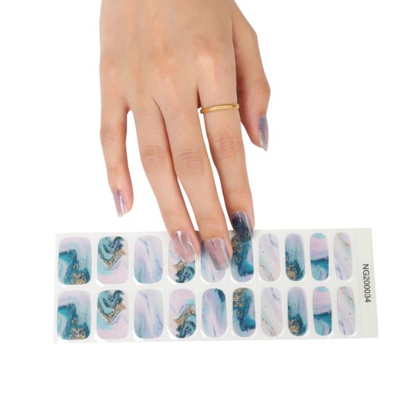 Non Toxic Nail Art Wraps Sticker Decals Strips for Fashionable Nails Beauty Products