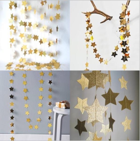 Five-Pointed Star Pull Flower Star Hanging Ornaments Decoration