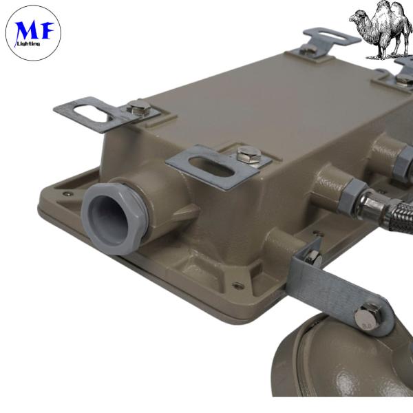 High Performance Emergency LED Light 110lm/W 10W Explosion-Proof Lithium Battery Long Lifespan IP66 Rated Hazardous Gas for Dust Environments