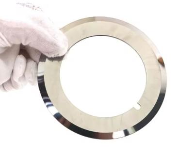 Circular Tungsten Carbide Lithium Battery Slitter Blades with Extended Lifespan and Polished Finish