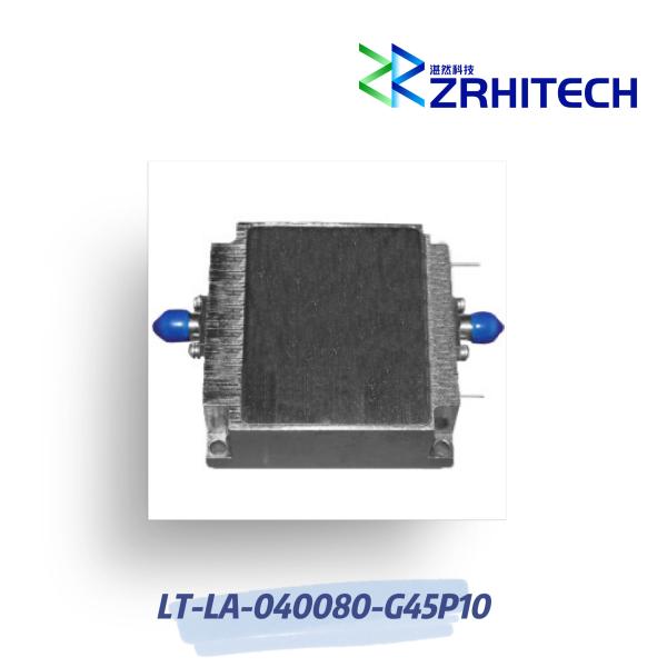 Amplificateur à faible bruit de 4 à 8 GHz de 10 dBm avec faible gain de signal de 45 dB