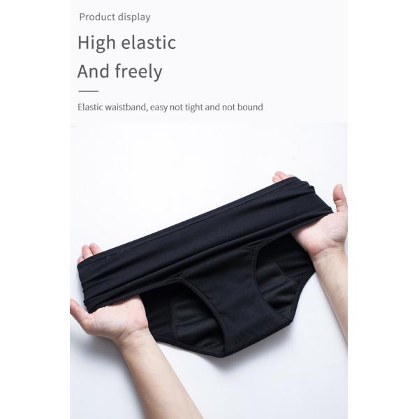 Organic Period Pantie Underwear 4 Layers High Waist Menstrual Panties Heavy Flow