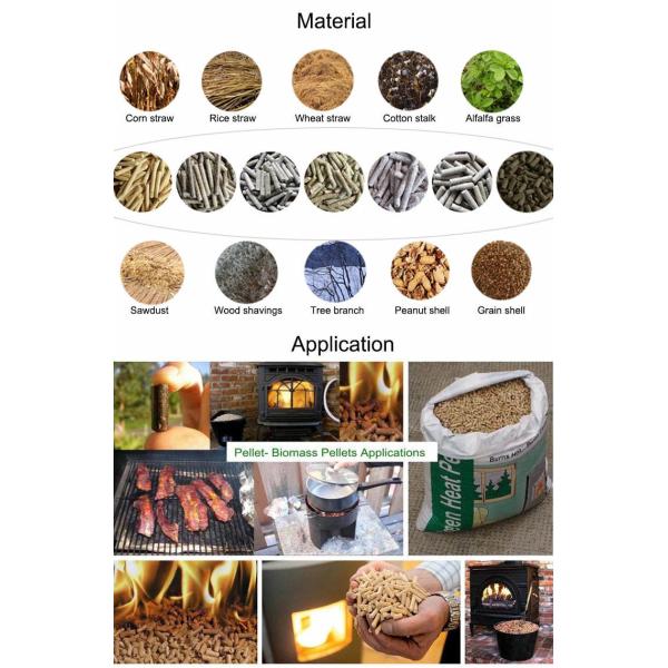 Industrial Biomass Wood Pellet Makers Rice Husk Pellet Machine 22kw