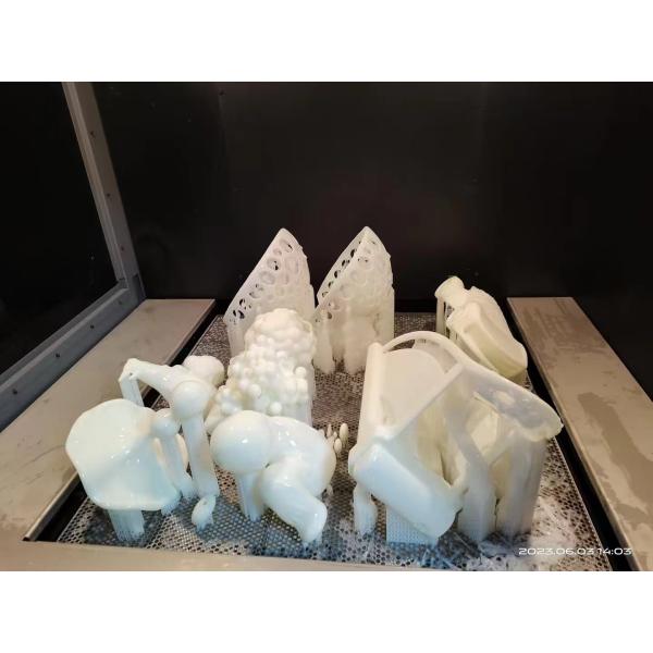 Пластмассовая смола Титановый 3D-печать быстрый прототип для аниме фигуры действия