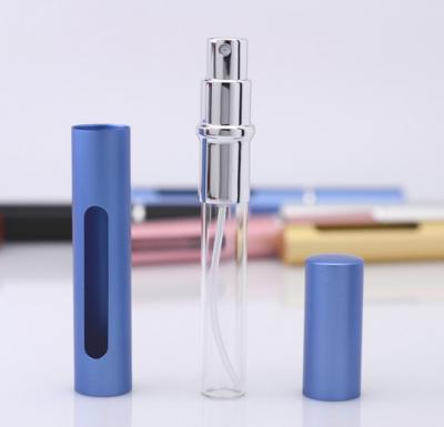 Filling Type Pump 5ml Travel Perfume Atomiser Gold Metal Mist Sprayer
