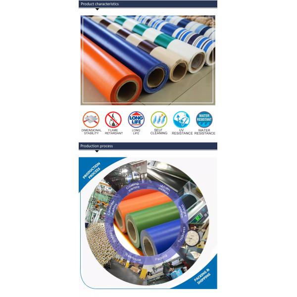 FENGTAI Polyester Coated Fabric Waterproof 3.20m For Awning