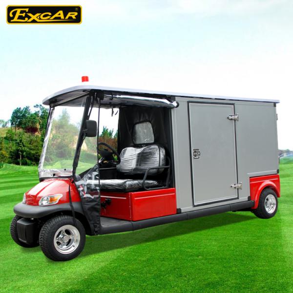 Тележки гольфа ЭСКАР А1Х2/ЭК аварийные с закрытым грузом кладут алюминиевое шасси в постель