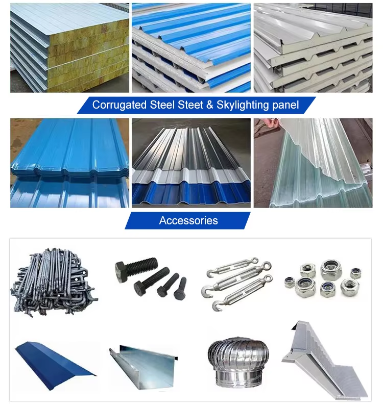 Customized Modern Prefab Steel Structure Workshop & Warehouse