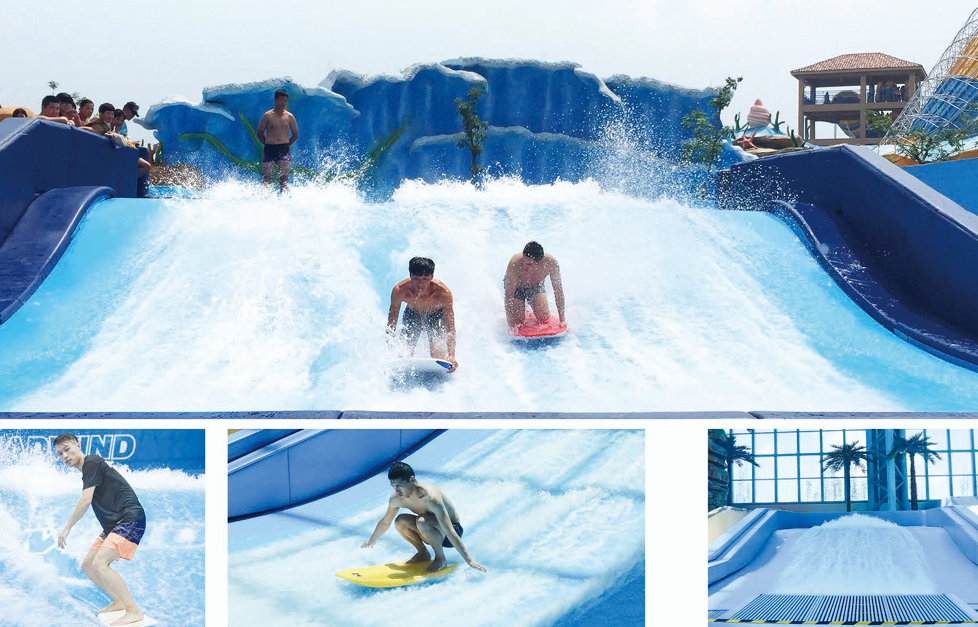 Commercial Water Park Swim Wave Pool Water Play Surf Simulator Machine