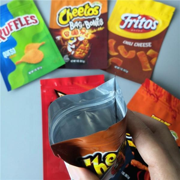 3 Side Seal Mylar Aluminum Foil Bags 3.5g Heat Sealable Pouches