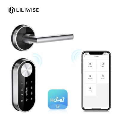 European Standard Hotel Door Locks Zinc Alloy MF1 Card WiFi Door Locks