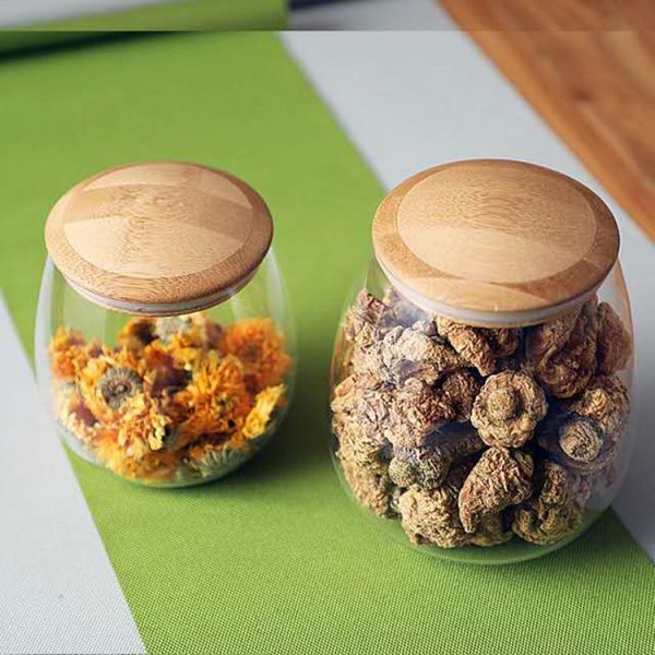 OEM Size Borosilicate Glass Airtight Container Storage Jars For Coffee Bean 400ML 800ML