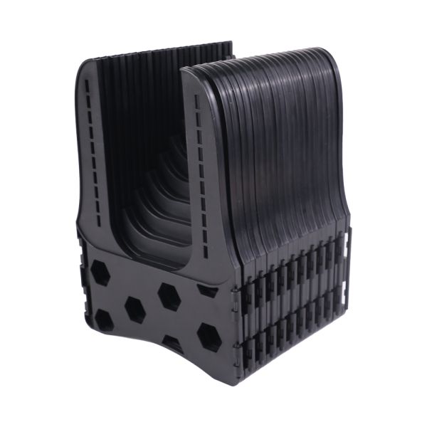 15ft Plastic PP Black RV Sewer Hose Support for Easy Installation on Camper Sewer Hose Brackets RV Plastic Accessories