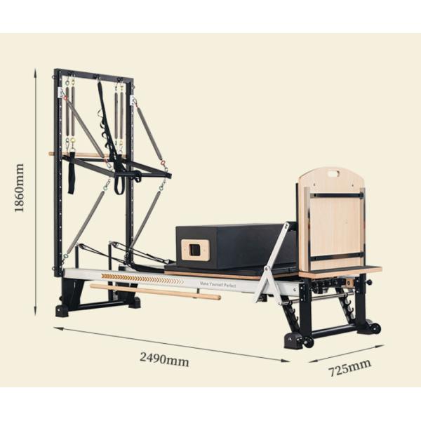 IT Semi Elevated Commercial Yoga Studio Fitness Equipment Silent Aluminum Alloy Pilates