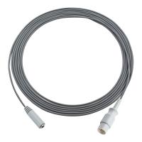 Compatible Air Shield 3Pin to Female Mono Plug Connector Temperature Adapter Cable 3.0M for Hospitals and Medical Equipment
