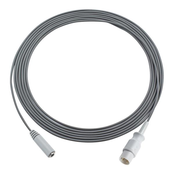 Compatible Air Shield 3Pin to Female Mono Plug Connector Temperature Adapter Cable 3.0M for Hospitals and Medical Equipment
