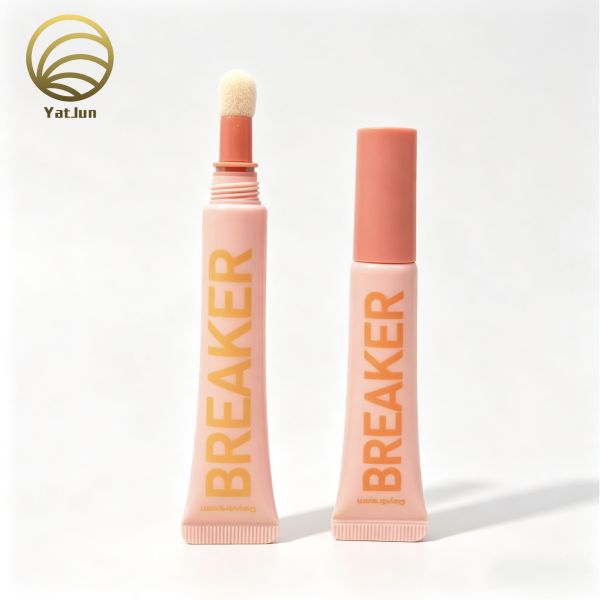 10ml 20g Lip Gloss Tube Squeeze Empty Tube Concealer  With Sponge Liquid Lipstick Tubes 
