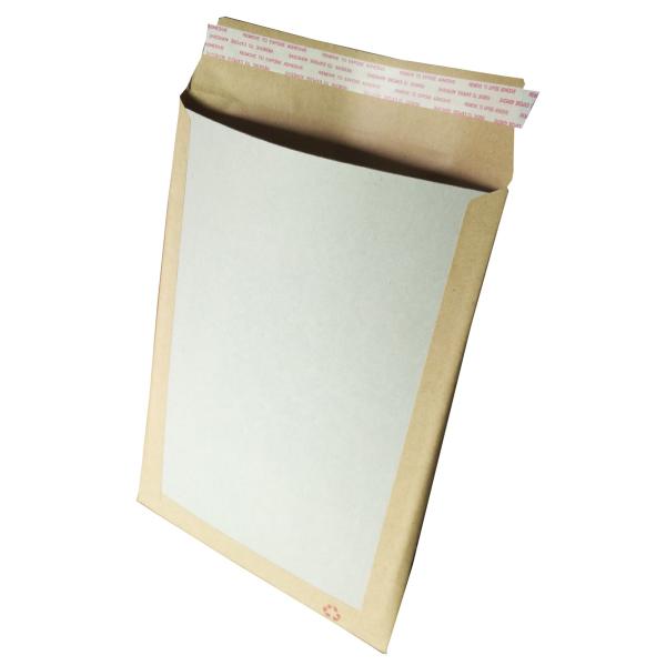 Shipping Mailing Courier Express C4 Grey Board Backed Envelopes with Brown Kraft Paper