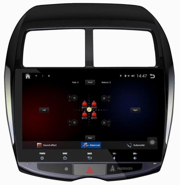 Ouchuangbo android 4.4 dvd multimedia auto radio for Mitsubishi ASX 2013-2015 support SWC 3G wifi BT