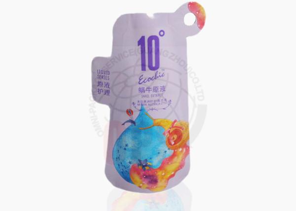 ISO27000 Certification Cosmetic Stand Up Pouch VM PET Material For Snail Extract