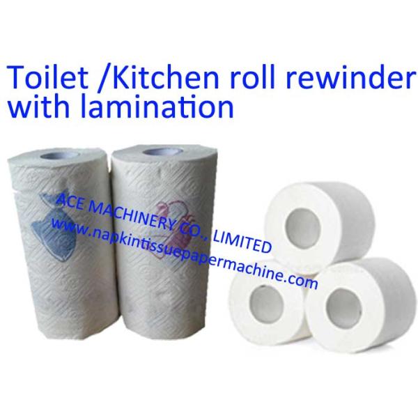 4 máquina de la fabricación del rollo de retrete de la capa 2800m m