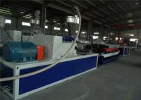 Single Screw Plastic Pipe Extrusion Line , PE Corrugated Pipe Production Line