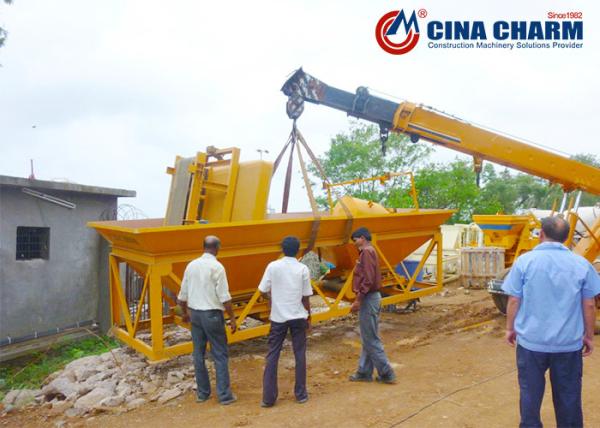 Small Scale Ready Mixed Concrete Batching Machine Fast Speed And Easy Operation
