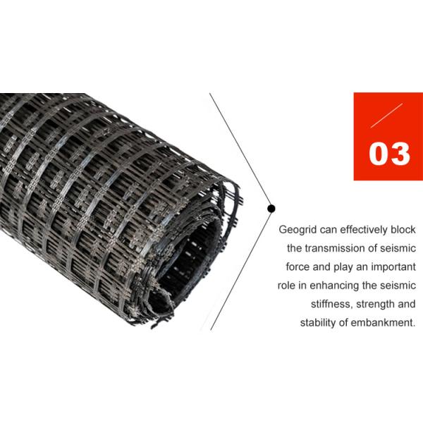 100-100kn Высокая прочность на протяжение Геосети для укрепления асфальтовых дорожек в желтом