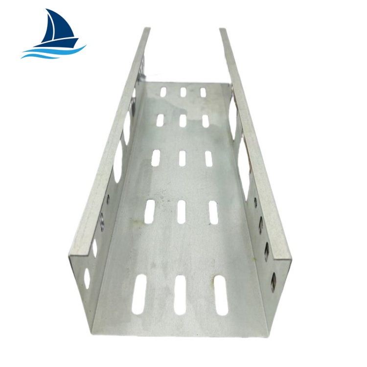 Practical Galvanized Steel Perforated Tray Electrical Industrial Cable Tray Cable Trunking