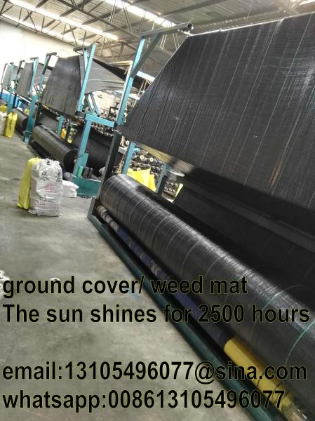 weed control mat pp woven geotextile high quality USA 100GSM -136GSM