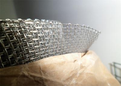 fio SUS302 Mesh Cloth tecido de aço inoxidável quadrado de 1.22m