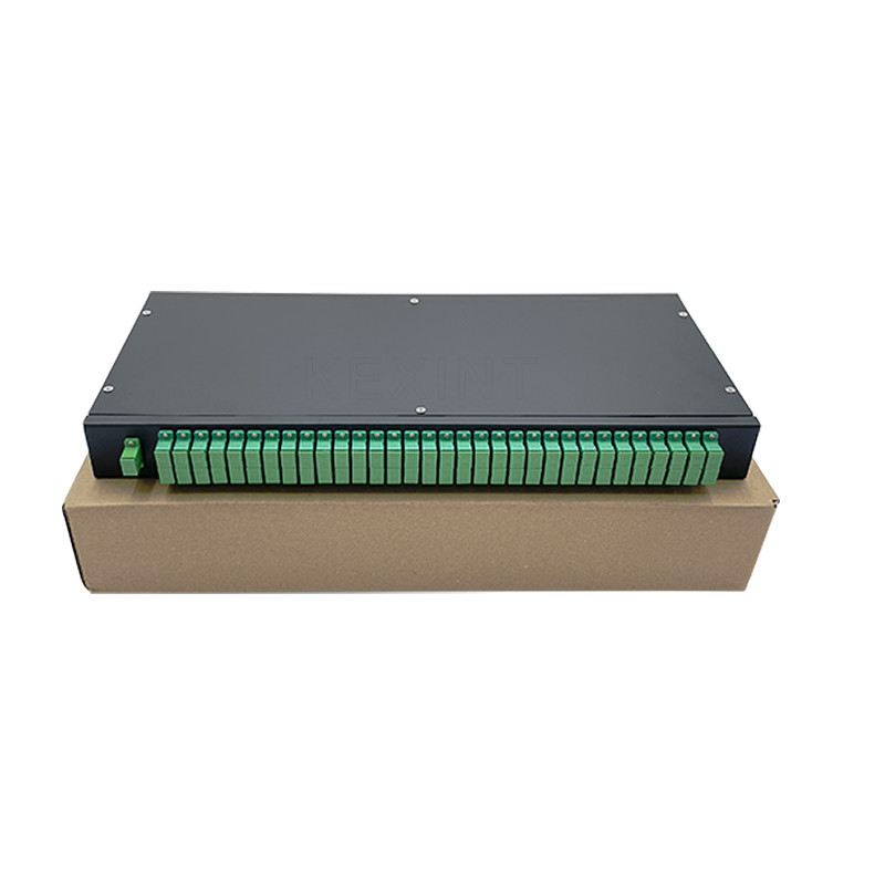 1U 19 соединитель SC APC Splitter 1x64 PLC оптического волокна держателя шкафа дюйма