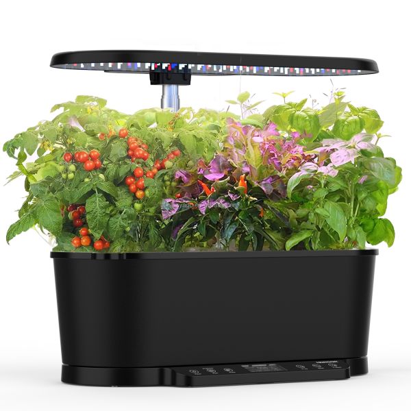 15 Pods Smart Hydroponics System with Full-Spectrum LED and Smart Water Circulation for Indoor Plants