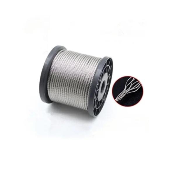 1x12 7x7 7x19 4mm 5mm 6mm 8mm 10mm A2 A4 304 316 Aircraft Stainless Steel Wire Rope