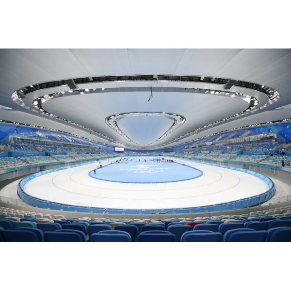 Professional PTFE tensile membrane roofing for national speed skating center