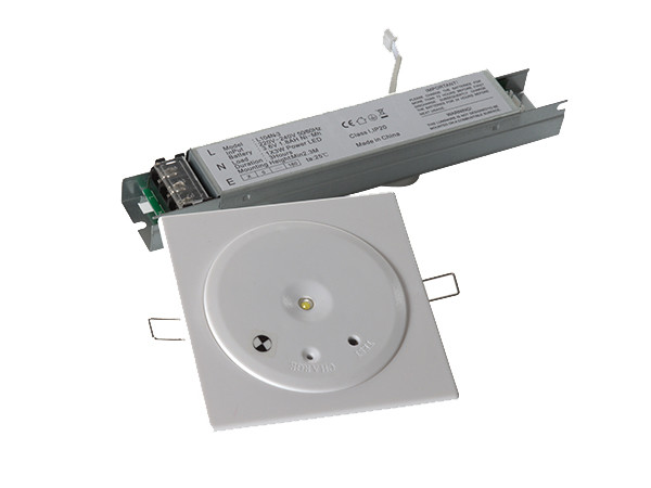 3W LED Ceiling Recessed Emergency Downlight Ni-Mh Battery IP20 L104N-3