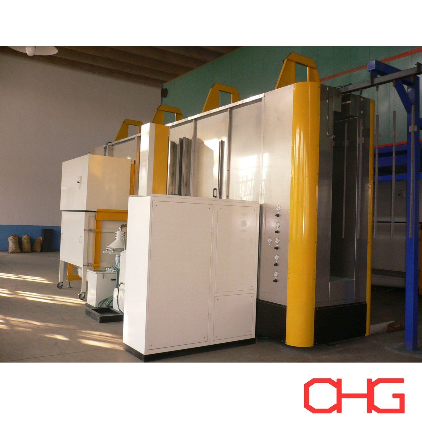 Method Type and Automatic Stainless Steel Powder Coating Machine Spray Booth for